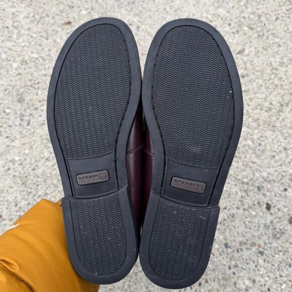 American Vintage Women's Burgundy Loafers - Picture 4 of 6